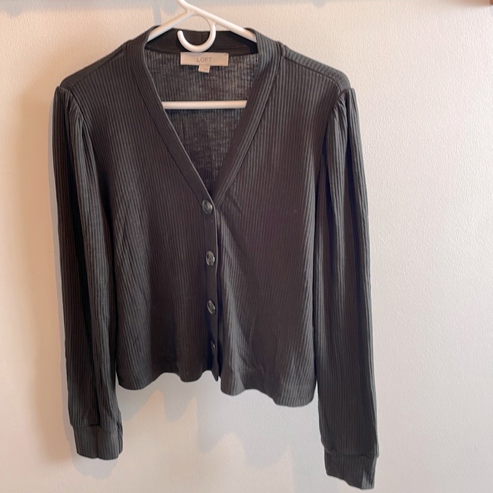 Dark Green Loft Sweater- Never Worn